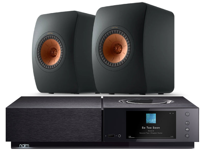 Naim Uniti Nova + KEF LS50 Meta Loudspeakers Carbon Black