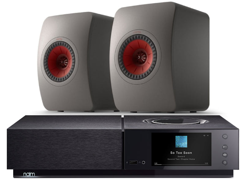 Naim Uniti Nova + KEF LS50 Meta Loudspeakers Titanium Grey 