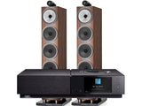 Naim Uniti Nova with Bowers & Wilkins 702 S3 Speakers Mocha