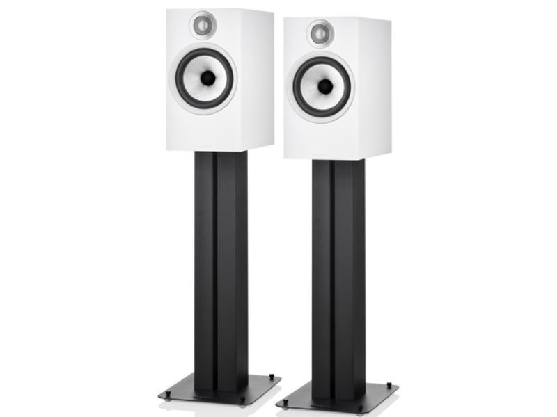 B&W 606 S2 Anniversary Edition White on Stands