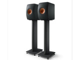 Kef LS50 Metta on S2 Floor Stand Carbon Black