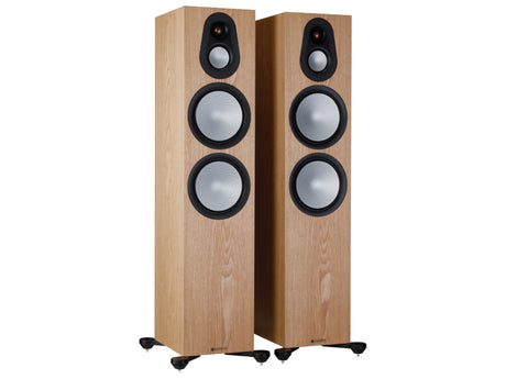 Monitor Audio Silver 500 7G Floorstanding Speakers Ash