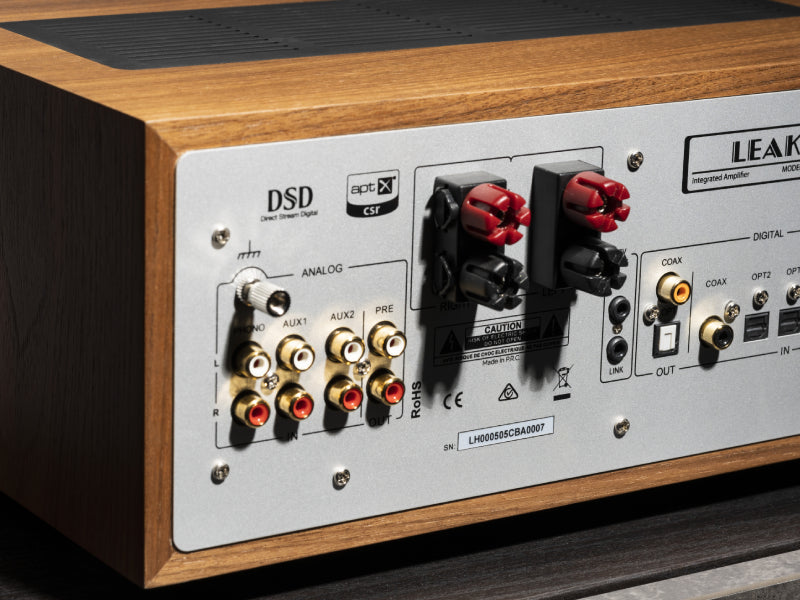 LEAK STEREO 130 Integrated Amplifier Walnut