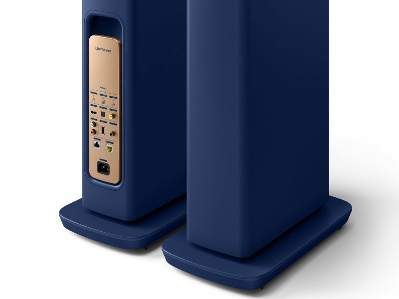 Kef LS60 Wireless Speakers Royal Blue